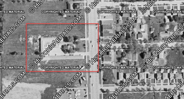 Bella Motel - 1957 Aerial